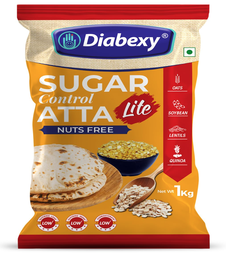 Diabexy Atta Sugar Control LITE Nuts Free for Diabetics - 1kg