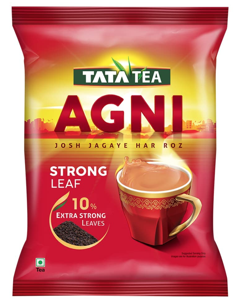 Tata Tea Agni | Strong chai With 10% Extra Strong Leaves | Black Tea | 1 kg