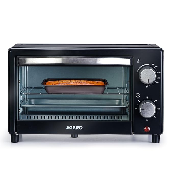 AGARO Marvel 9L Oven Toaster Griller, Cake Baking, Grilling, Toasting, OTG, 800 