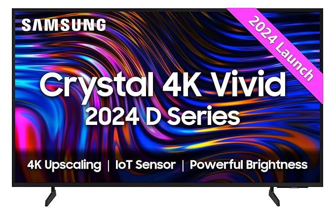 Samsung 108 cm (43 inches) D Series Crystal 4K Vivid Ultra HD Smart LED TV UA43D