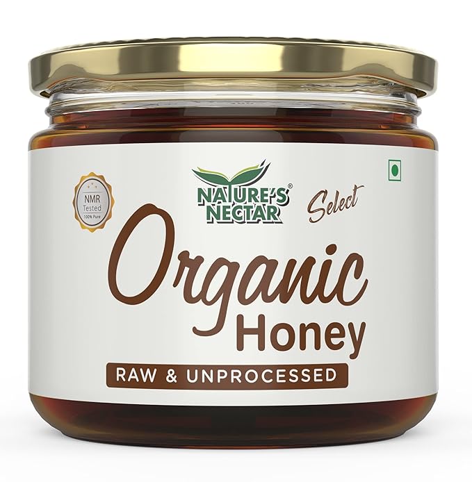 Nature's Nectar Raw Organic Honey 400g | 100% Pure NMR Tested | Raw and Unproces