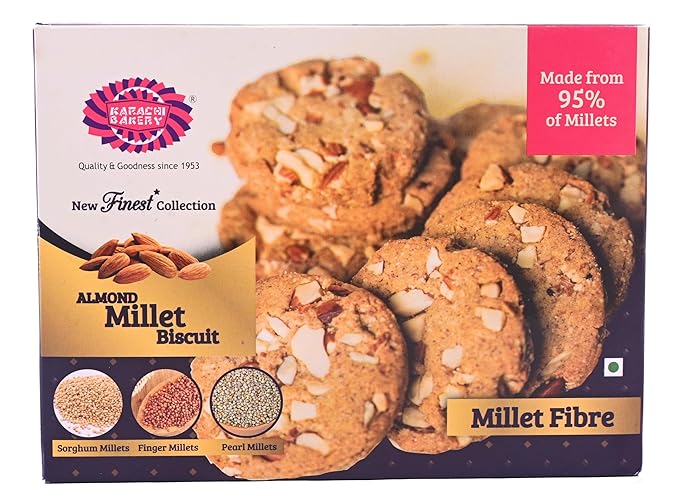 Karachi Bakery Almond Millet Biscuits, 300 g