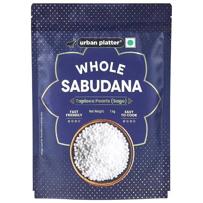 Urban Platter Tapioca Pearls Sabudana (Sago), 1Kg