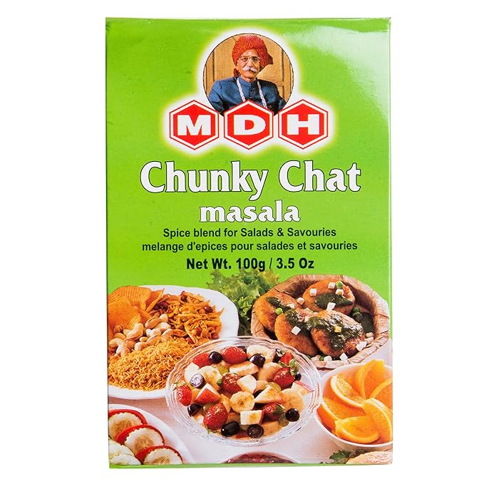 MDH Chunky Chat Masala Powder, Vegetable Masala, 100G/115Gram