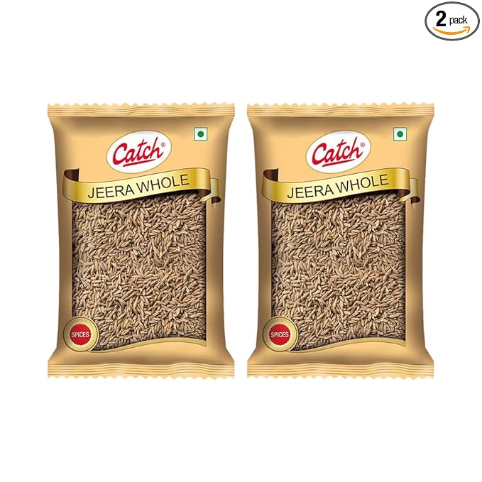 Catch Whole Jeera (Cumin) Seed 200 GMS - Pack of 2(400 GMS) - Whole Pack