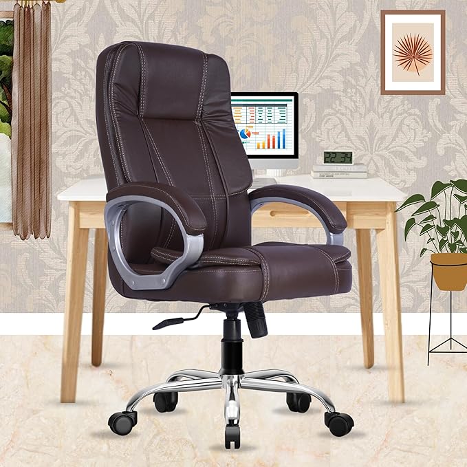 beAAtho® Vintage with 3 Years Warranty | Ergonomic Chair/Leather Chair/Executiv