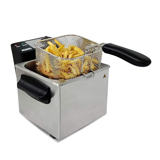 AGARO Marvel 1700-Watt Deep Fryer with 2-Litre Capacity and 3 Temperature Settin