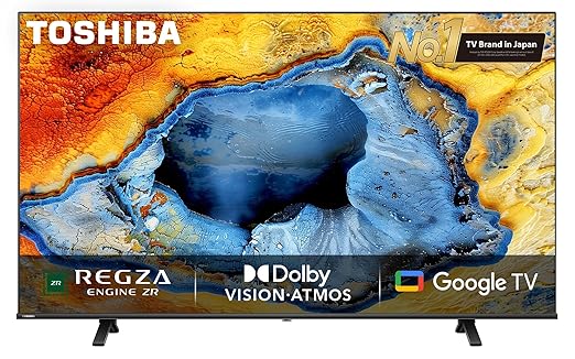 TOSHIBA 108 cm (43 inches) C350NP Series 4K Ultra HD Smart LED Google TV 43C350N