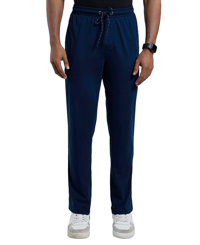 Jockey 9500 Men's Super Combed Cotton Rich Regular Fit Trackpants with Side Pock