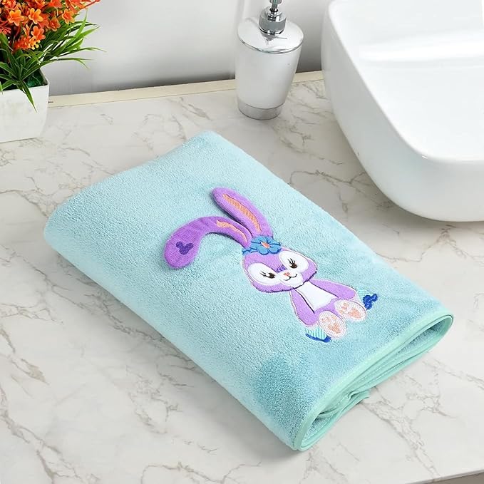 MAXOSHINE Microfiber Kids Bath Towels Quick Dry Super Absorbent Super Soft Bath 