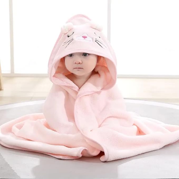 MumsLap Hooded Baby Towel - Premium Soft Baby Bath Towel for Bathtub for Newborn