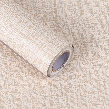 ELTON Fabric Textured Self Adhesive Waterproof Wallpaper for Wall Livingroom Bed