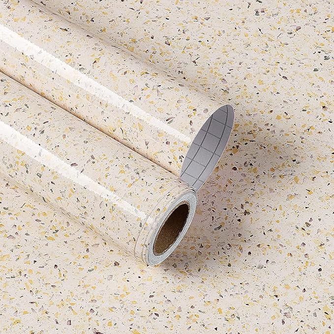 Elton Granite Self Adhesive Waterproof Contact Film Wallpaper for Countertops 