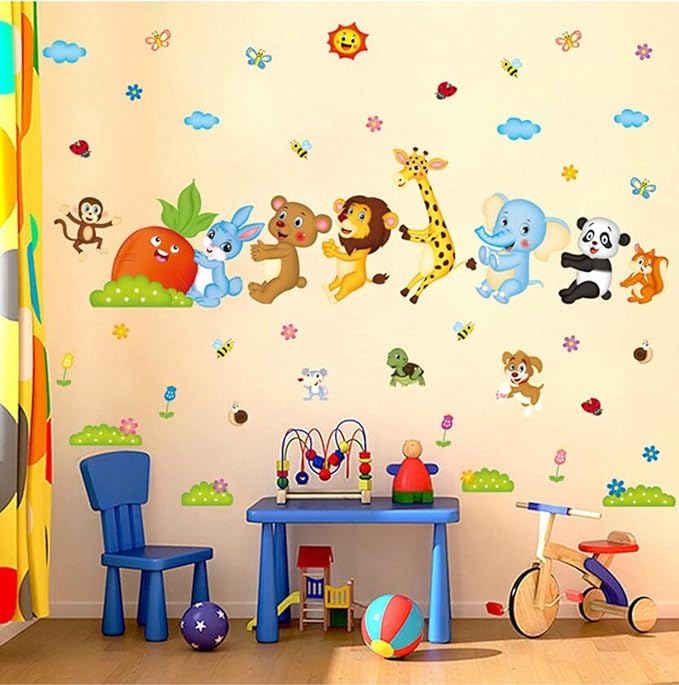 JAAMSO ROYALS Wall Stickers for Kids, Wall Stickers for Kids Room,Kids Wall Stic