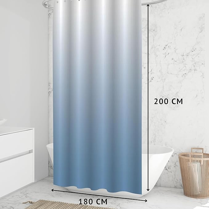 HOMETHREADS Embrace Luxury with Our 7-Feet Long Premium Polyester Shower Curtain