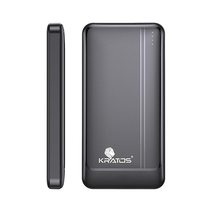 Kratos Legend Core Power Bank 10000mah, 22.5W Fast Charging Power Bank with Type