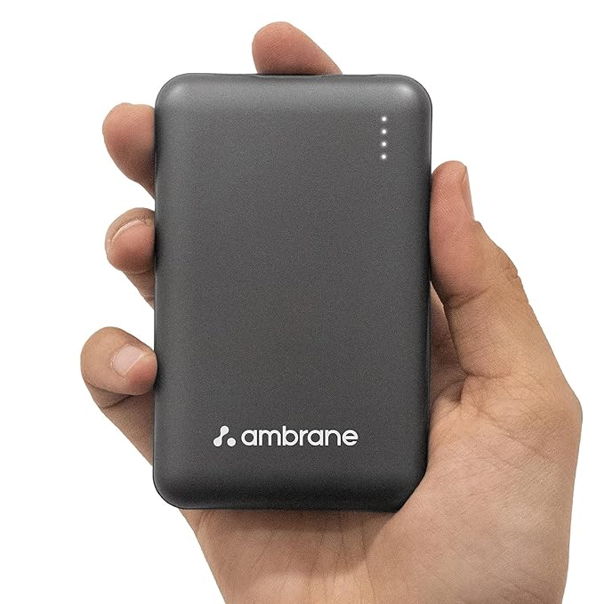 Ambrane 10000mAh Slimmest & Compact (Pocket/Bag Friendly) Powerbank, 22.5W Fast 