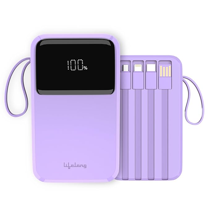 Lifelong ZenCharge 20000 mAh 22.5 W Compact Pocket Size Power Bank with 6 Input/