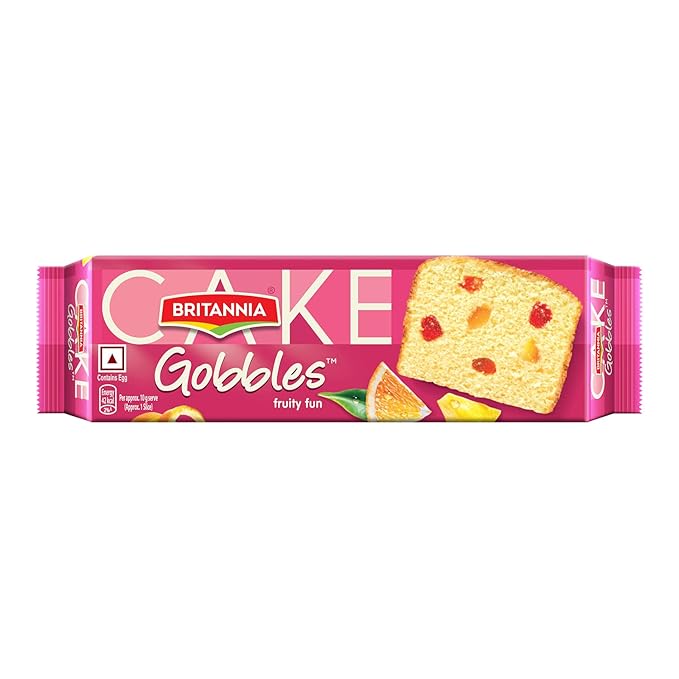 Britannia Gobbles Fruit Cake, 30+5g or 50g