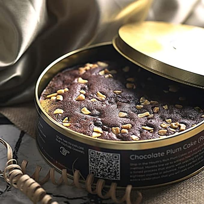 Ship In The Mouth's Rich Chocolate Plum Cake With Dry Fruits And Nuts(500gram)