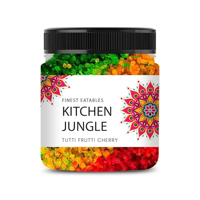 Kitchen Jungle Tutti Frutti for cake | Tuti Fruti | Cherries | Cherry (THREE, 40