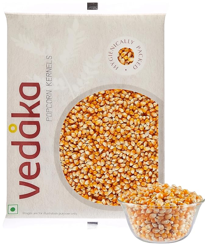 Amazon Brand - Vedaka Popcorn Kernels | 1 kg