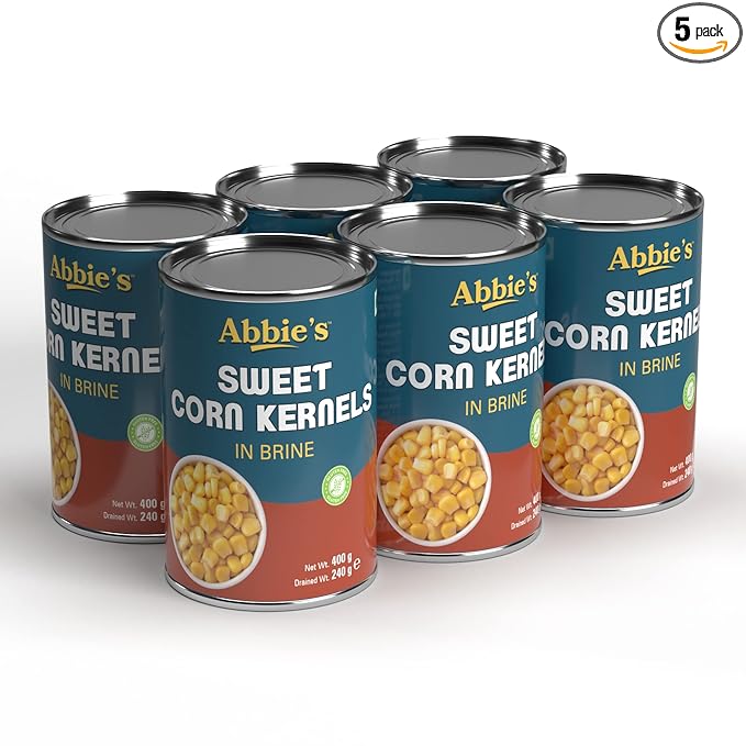 Abbie's Sweet Corn Kernels, 400g (Set of 6)