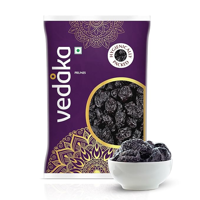 Amazon Brand - Vedaka Premium Prunes | 200 g | High in Dietary Fiber