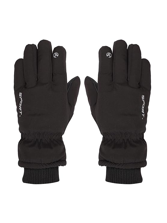 FabSeasons Unisex Warm Winter Gloves, Waterproof, Mobile Touchscreen enabled, wi