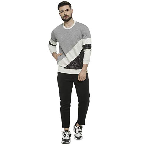 Campus Sutra Full Sleeve Solid Men Sweatshirt