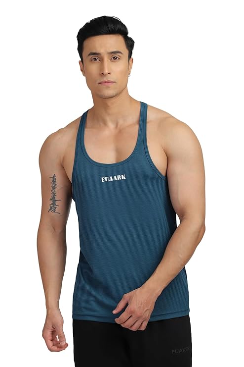 FUAARK Men's Bodybuilding Gym Tank Top Stringers