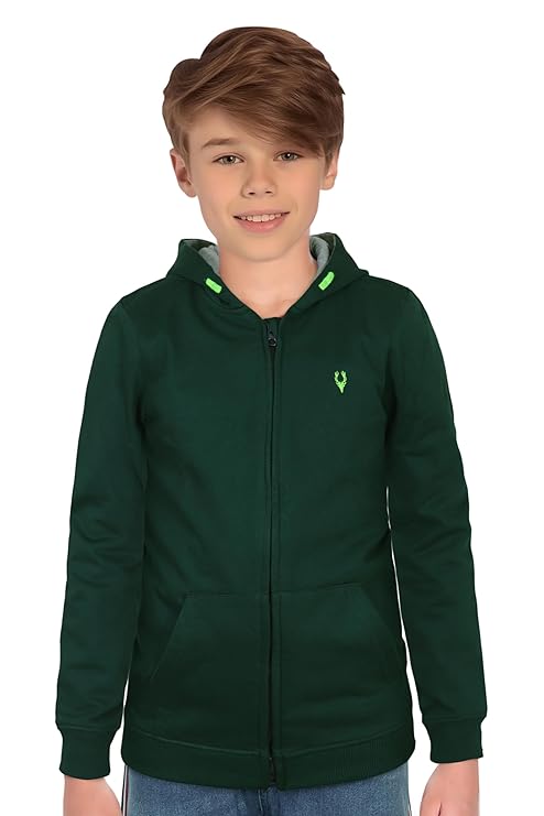 Allen Solly Boys Cotton Hooded Neck Sweatshirt