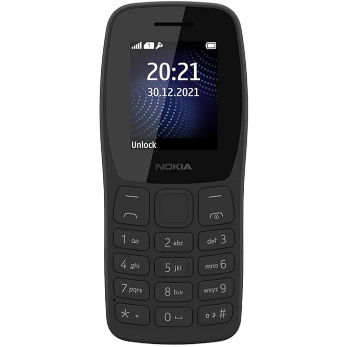 Nokia 105 Classic | Single SIM Keypad Phone with Built-in UPI Payments, Long-Las