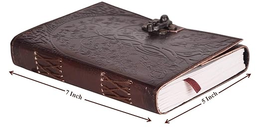 CAVALO - Be Unique Handmade Leather Diary Embossed Double Wolf Diary with Antiqu